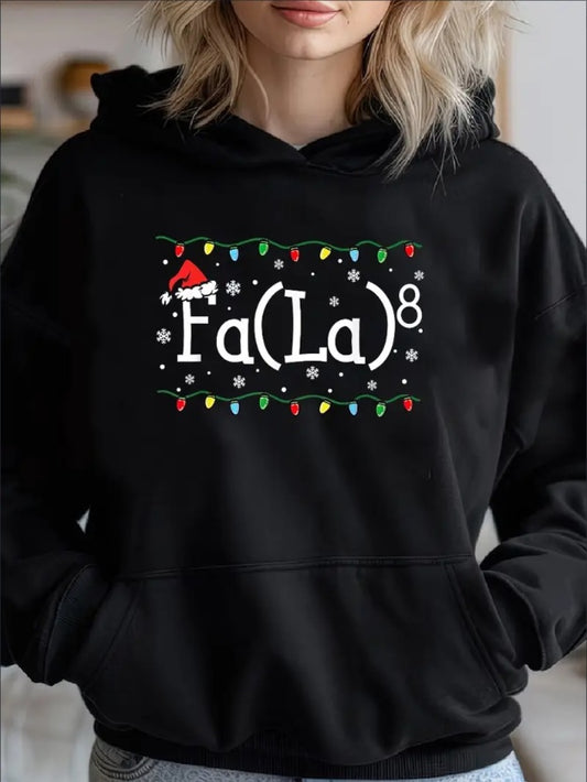 Fa(La)8 Printed Christmas Women's Hoodie