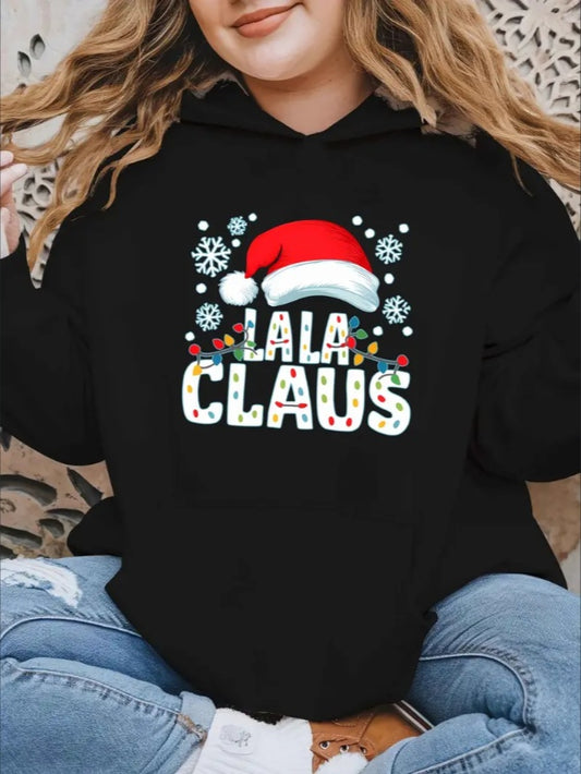 LALA Clause Print Women's Hoodie