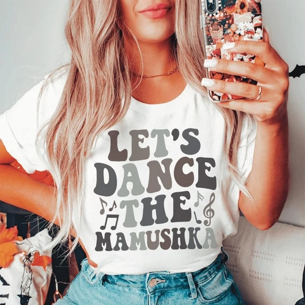 Let's Dance The Mamushka Women's Print Short Sleeve T-Shirt